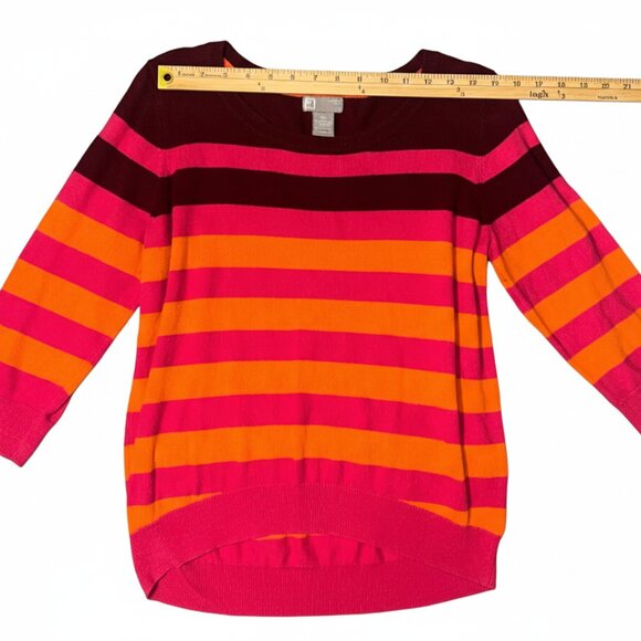 Modern Woman’s JCPenny Cashmere Stripe Sweater - Picture 2 of 8